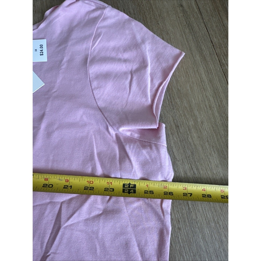 No Comment Plus 3X Women's Boots Western Cowgirl Country Music S/S Tee Cut Off - Picture 4 of 7